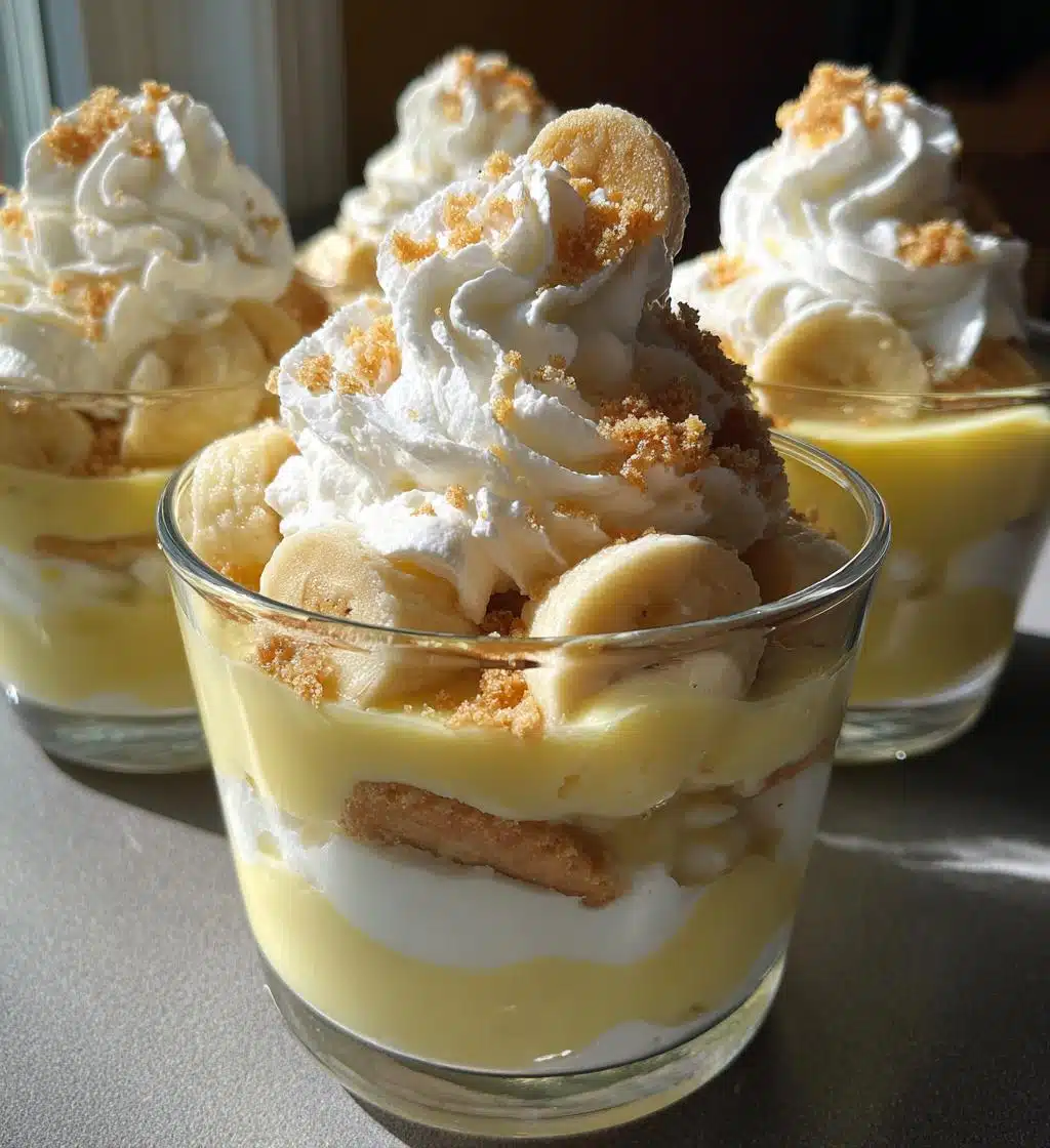 banana pudding cups - detail 1
