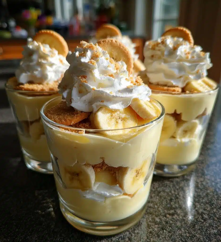banana pudding cups