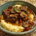 beef tips with mushroom gravy