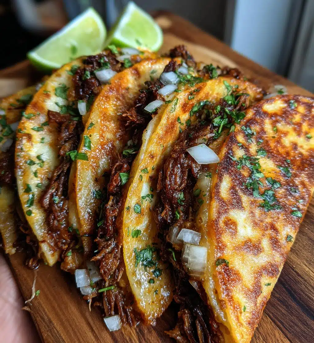 birria quesadillas tacos