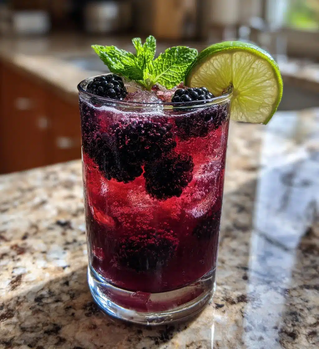 blackberry limeade recipe - detail 1