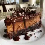 brownie bottom chocolate cheesecake