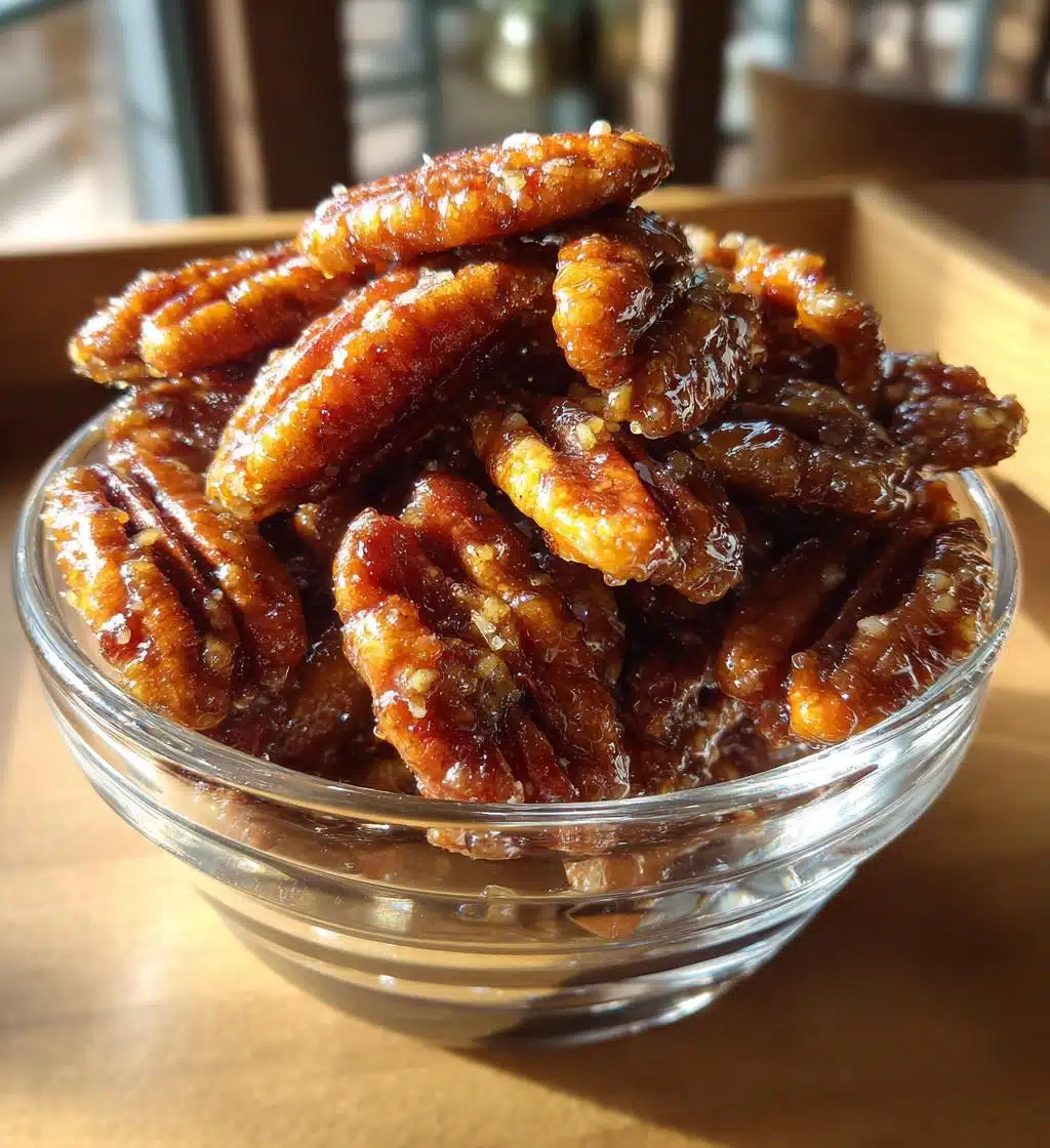 candied pecans - detail 1