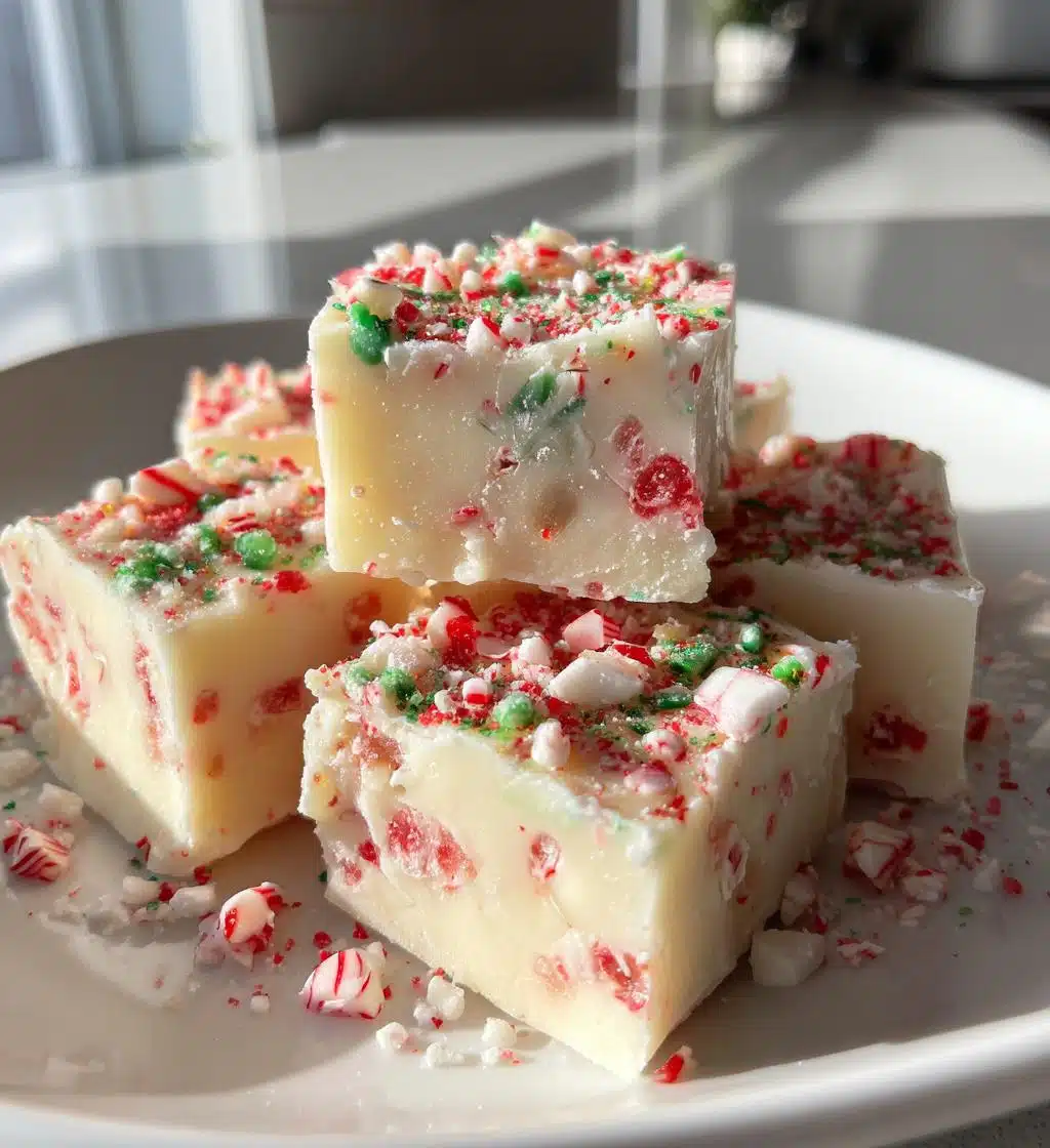 candy cane fudge recipe - detail 1