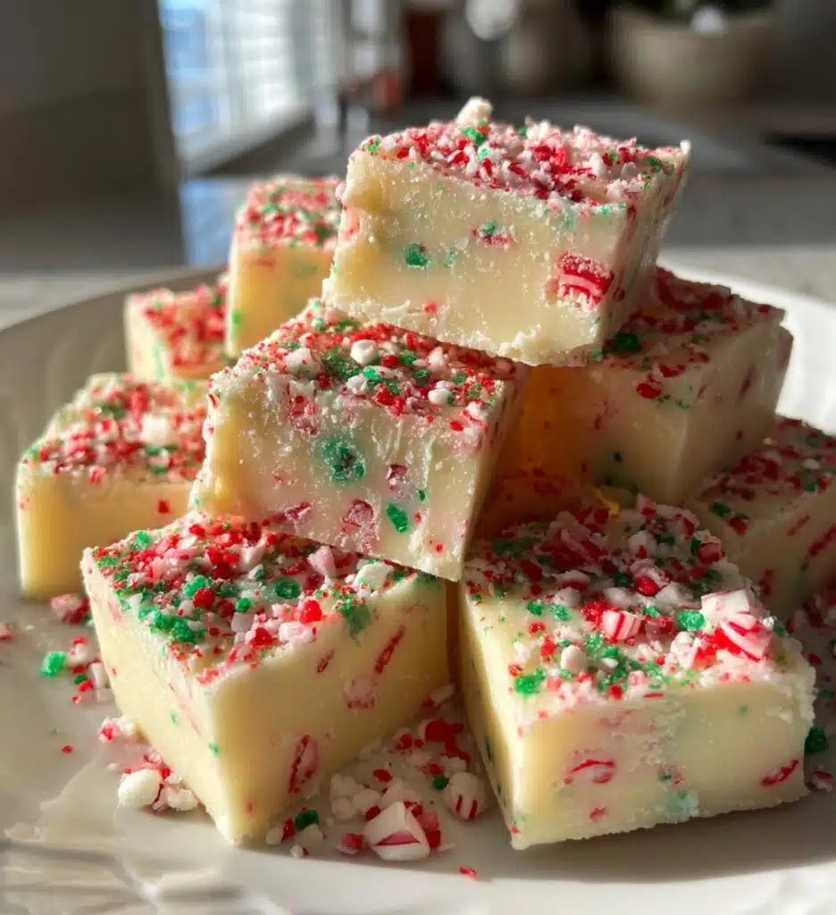 candy cane fudge recipe