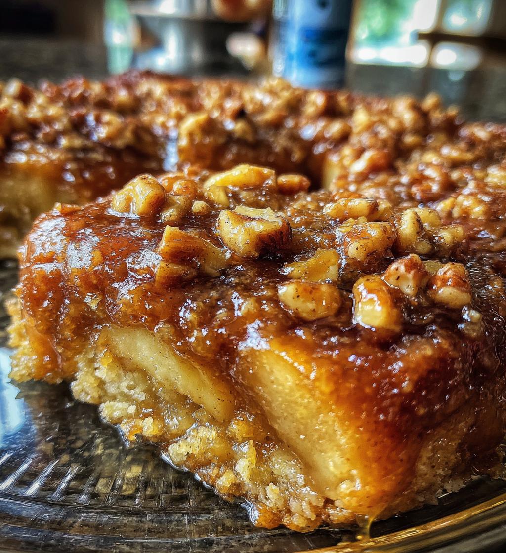caramel apple pecan cobbler