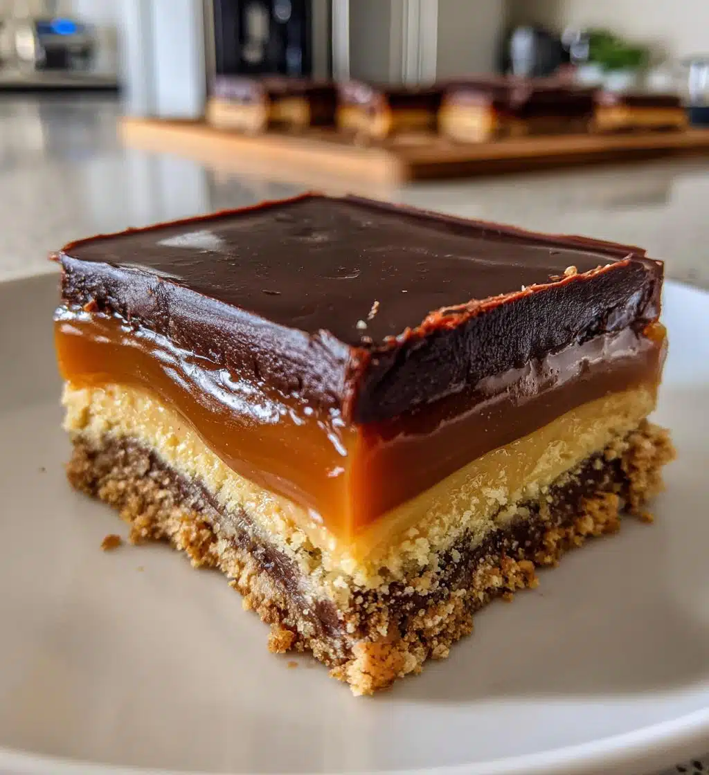 caramel slice - detail 1