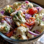 cauliflower broccoli salad