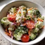 cauliflower broccoli salad