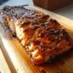 cedar plank salmon