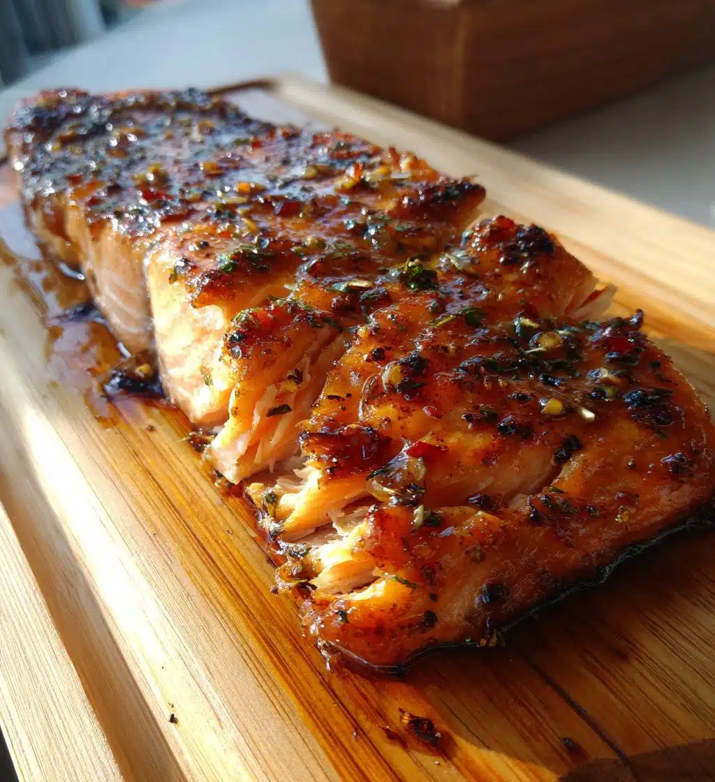 cedar plank salmon
