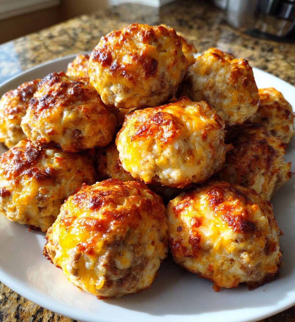 cheddar bay biscuit sausage balls