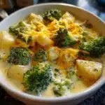 cheddar broccoli potato soup
