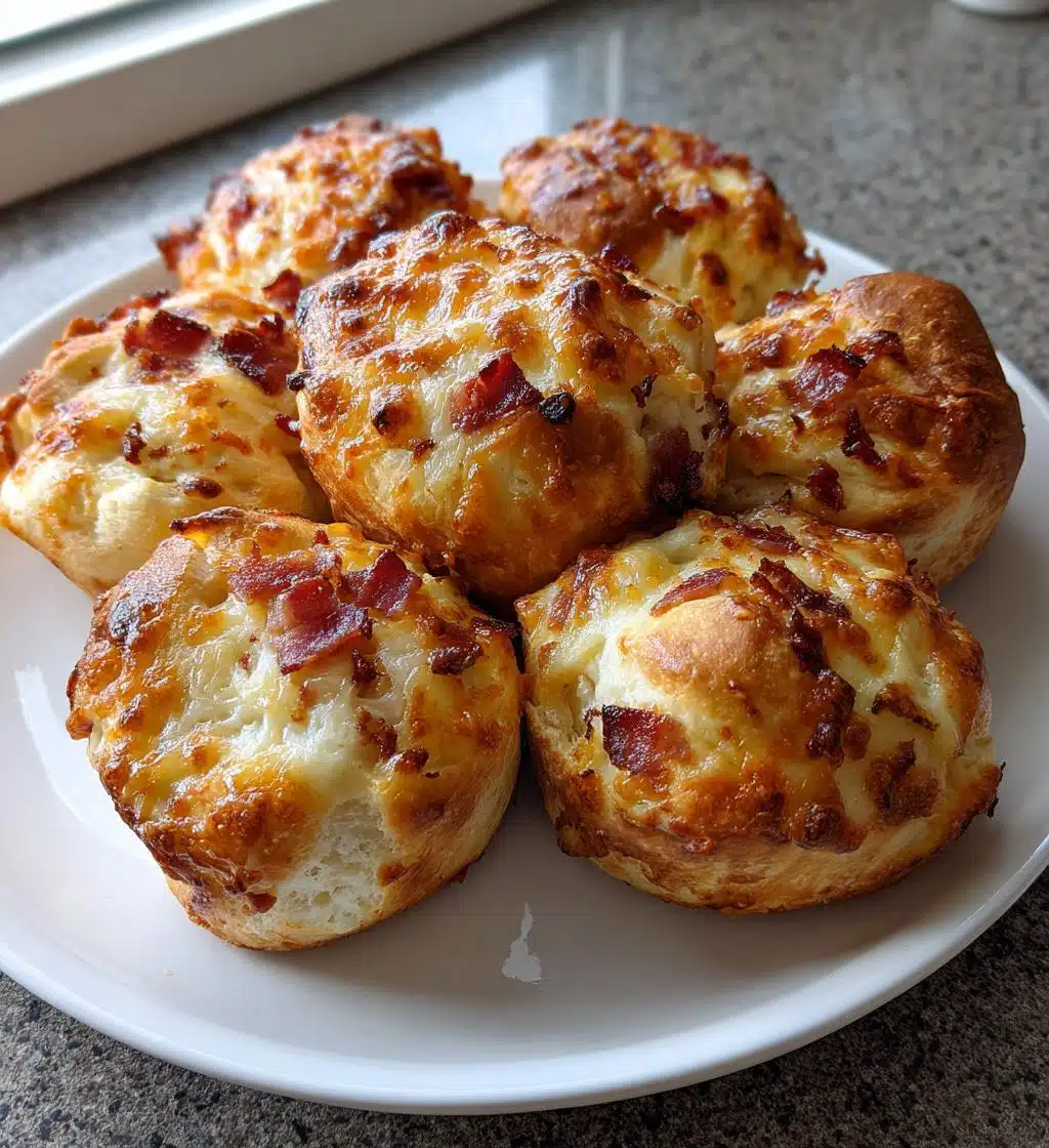 cheese and bacon bread rolls - detail 1