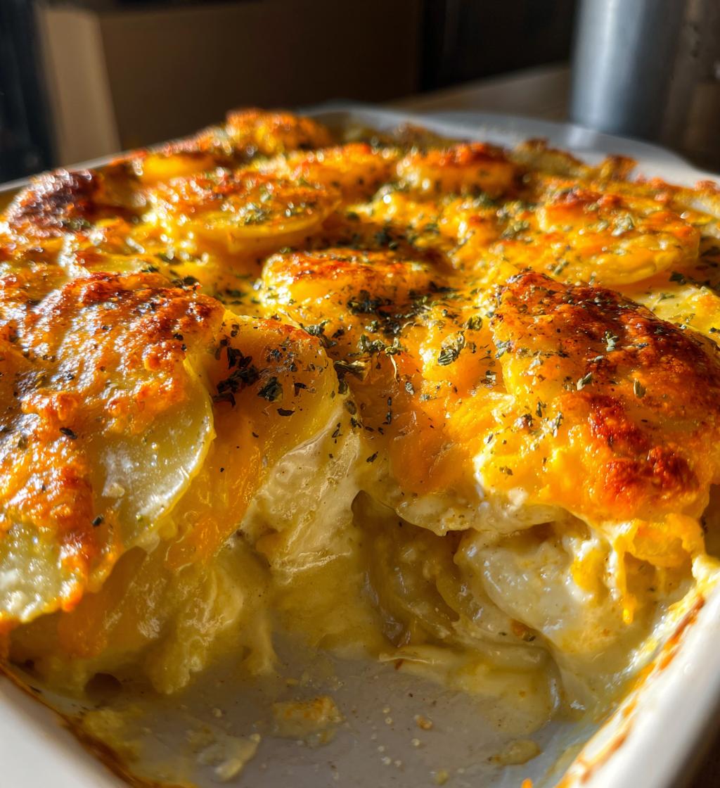 cheesy scalloped potatoes recipe