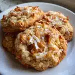 chewy caramel coconut cookies