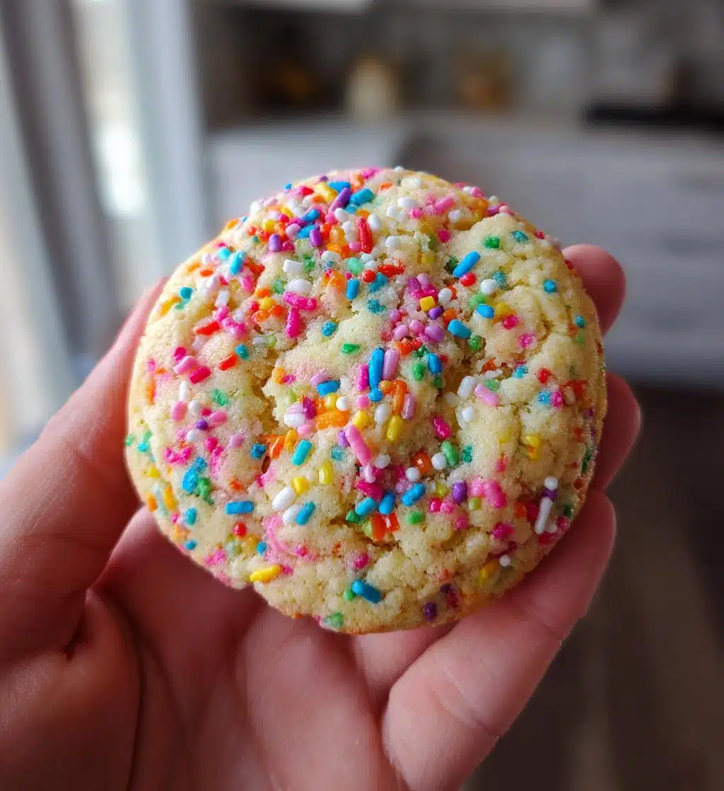 chewy sprinkles cookies - detail 1