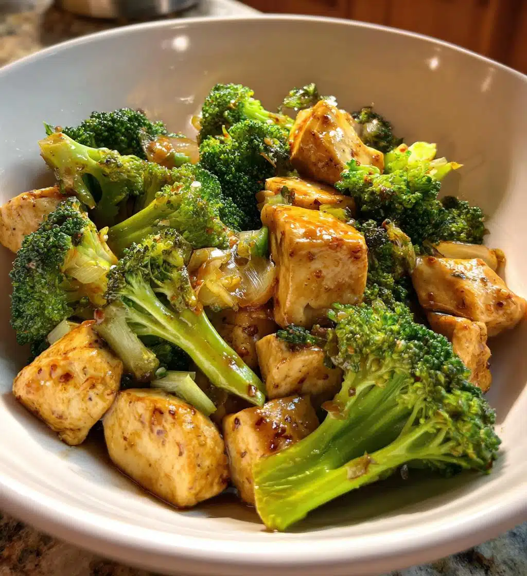 chicken broccoli - detail 1