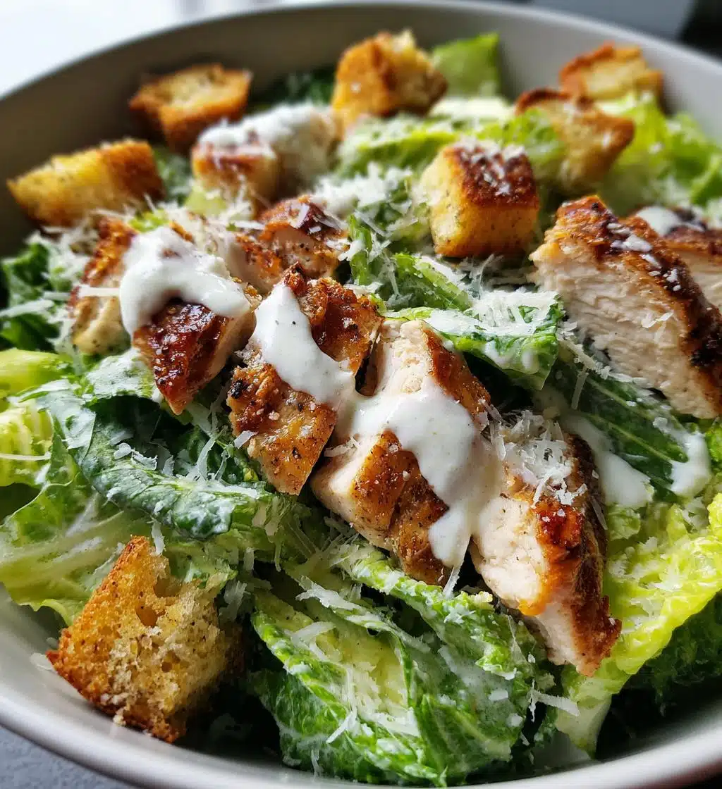 chicken caesar salad - detail 1