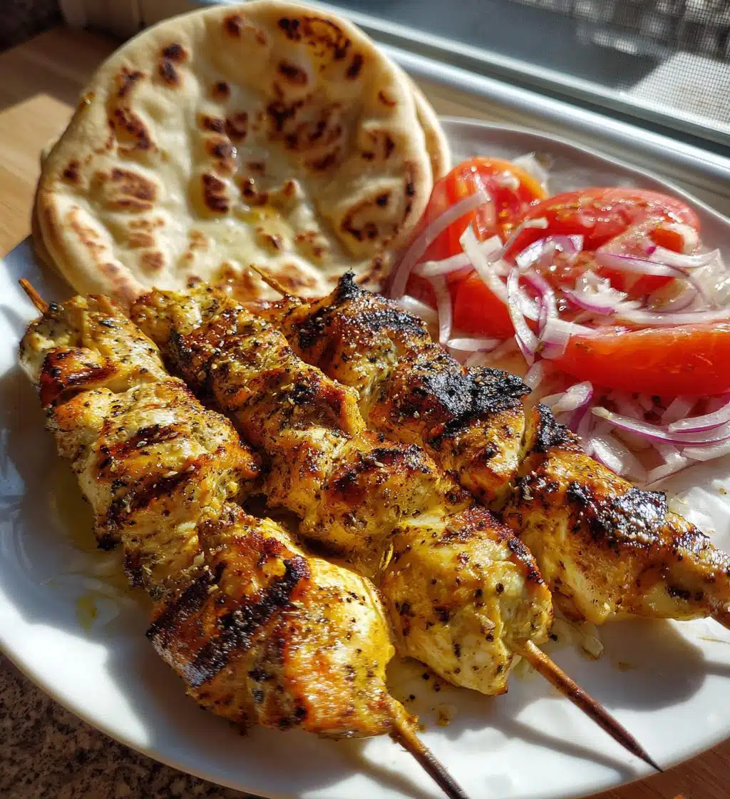 chicken souvlaki - detail 1