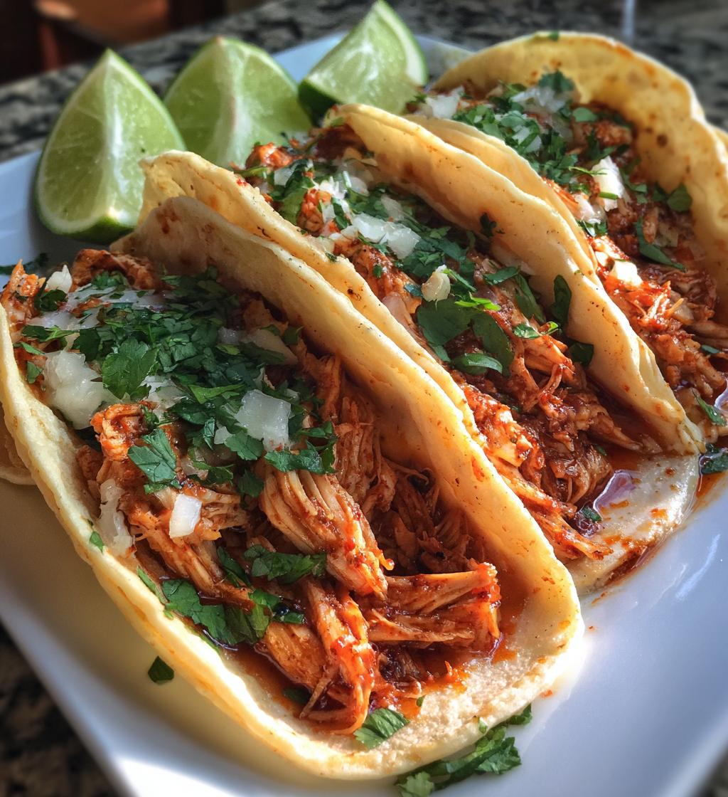 chicken tinga tacos