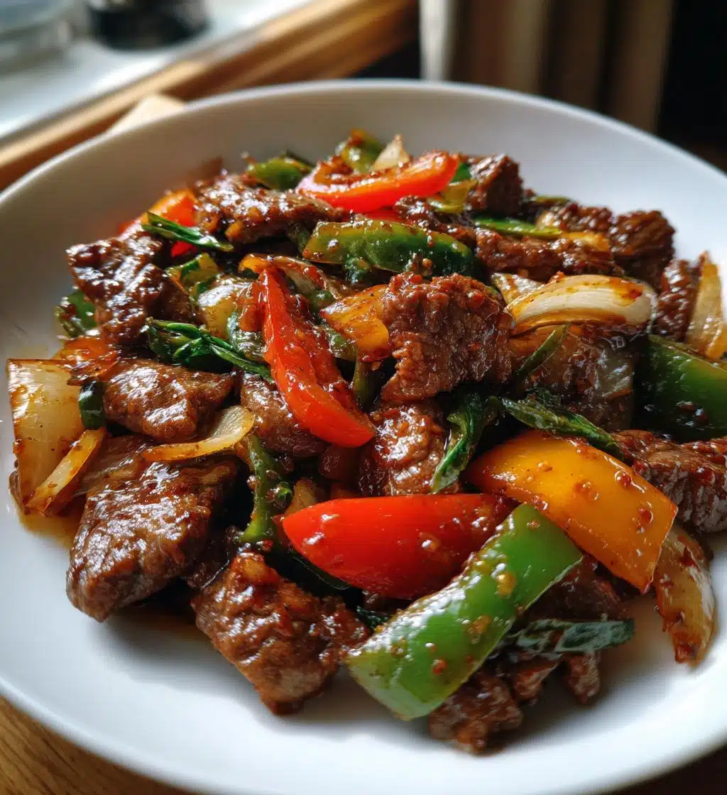 chinese pepper steak with onions - detail 1