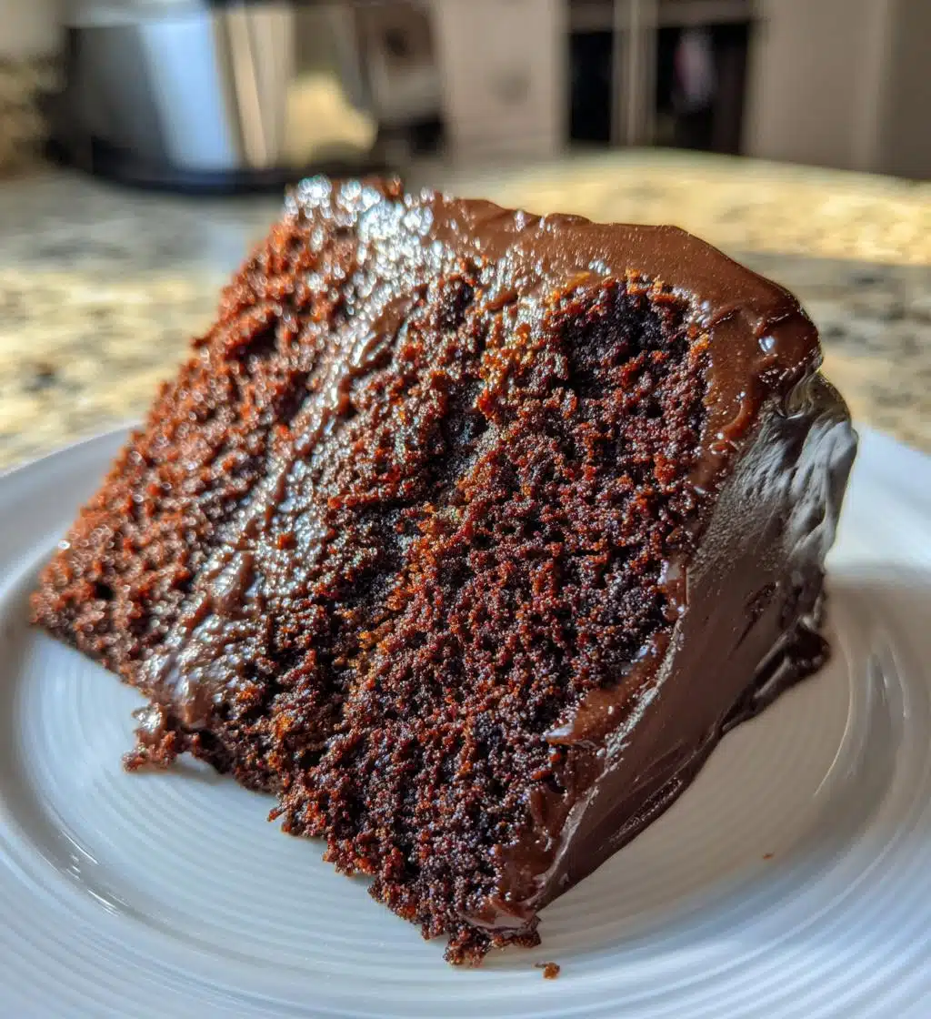 chocolate cake - detail 1