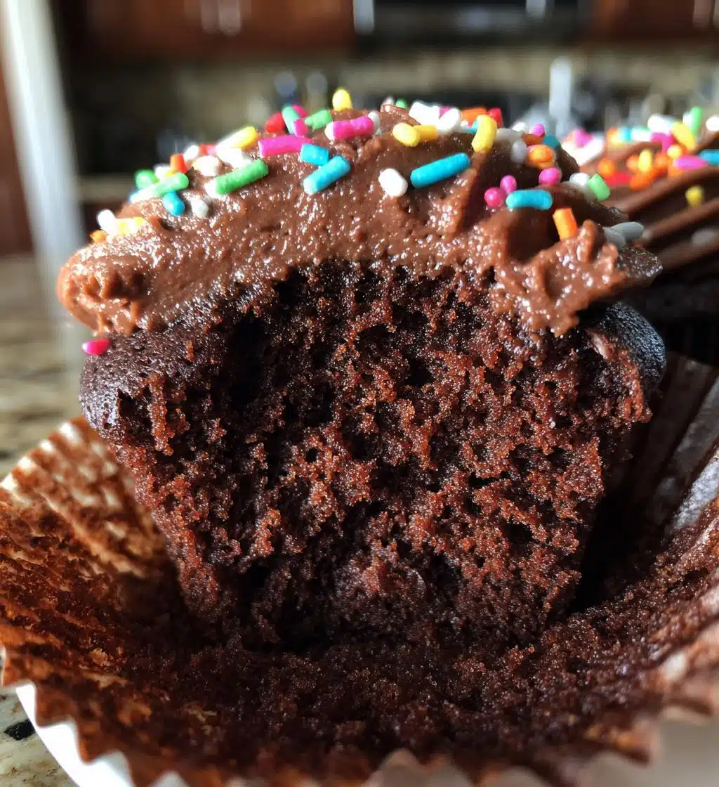 chocolate cupcakes - detail 1