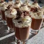 christmas chocolate kahlua baileys pudding shots
