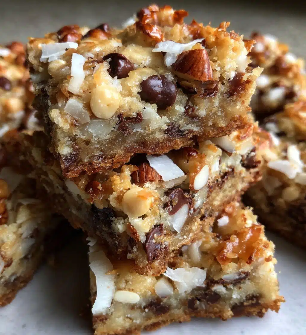 christmas magic cookie bars