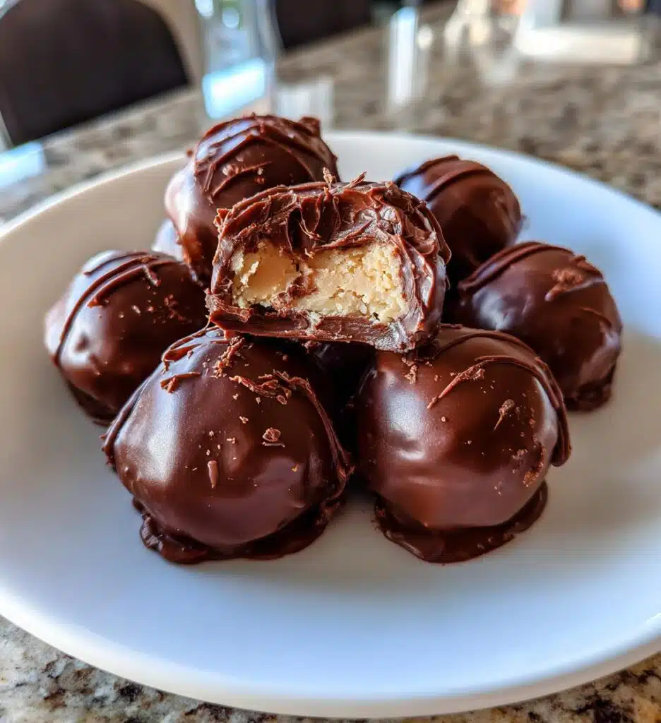 christmas peanut butter balls