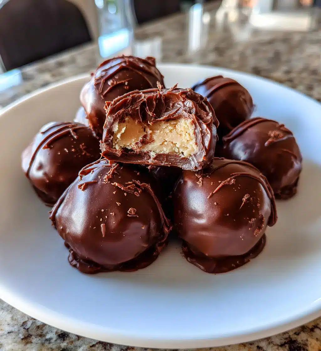 christmas peanut butter balls