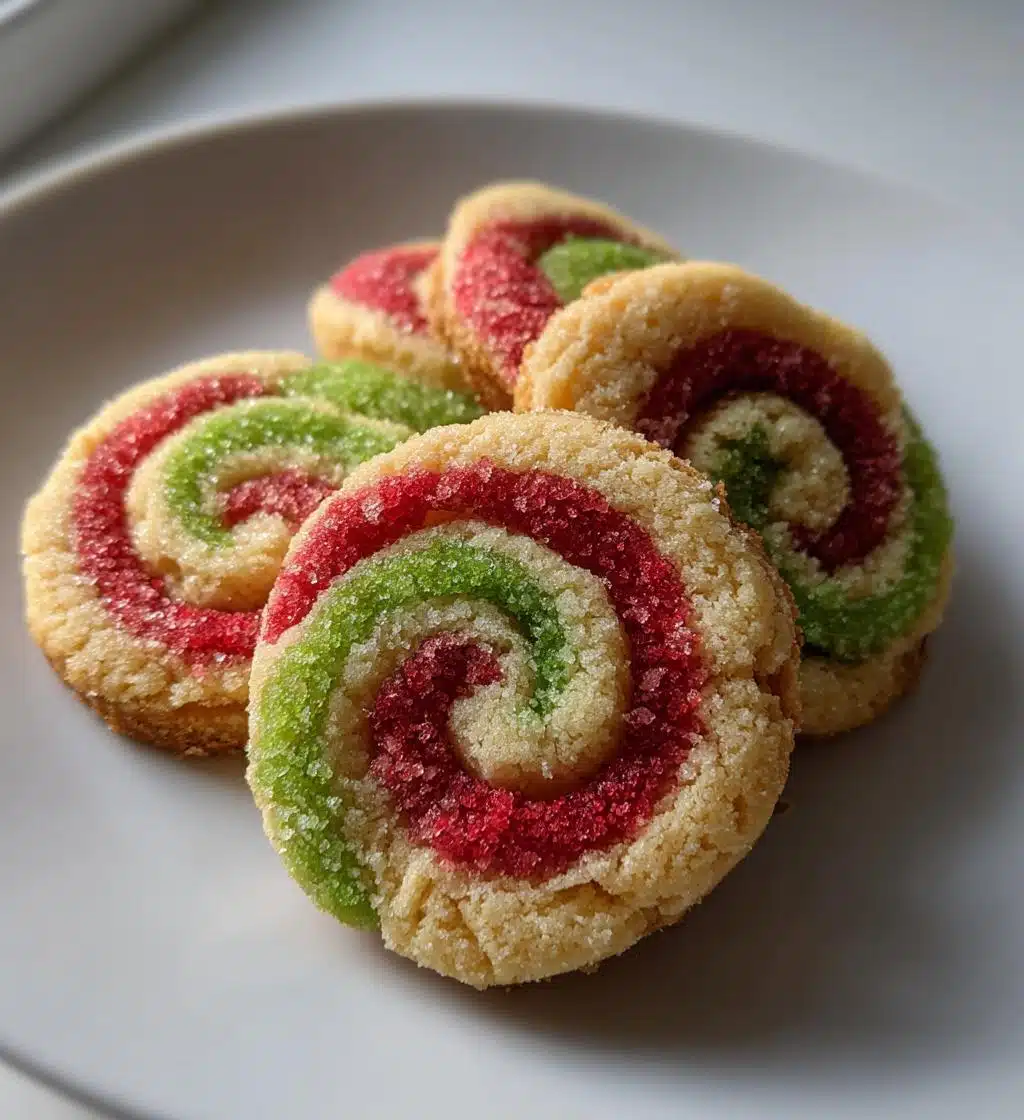 christmas pinwheel cookies - detail 1