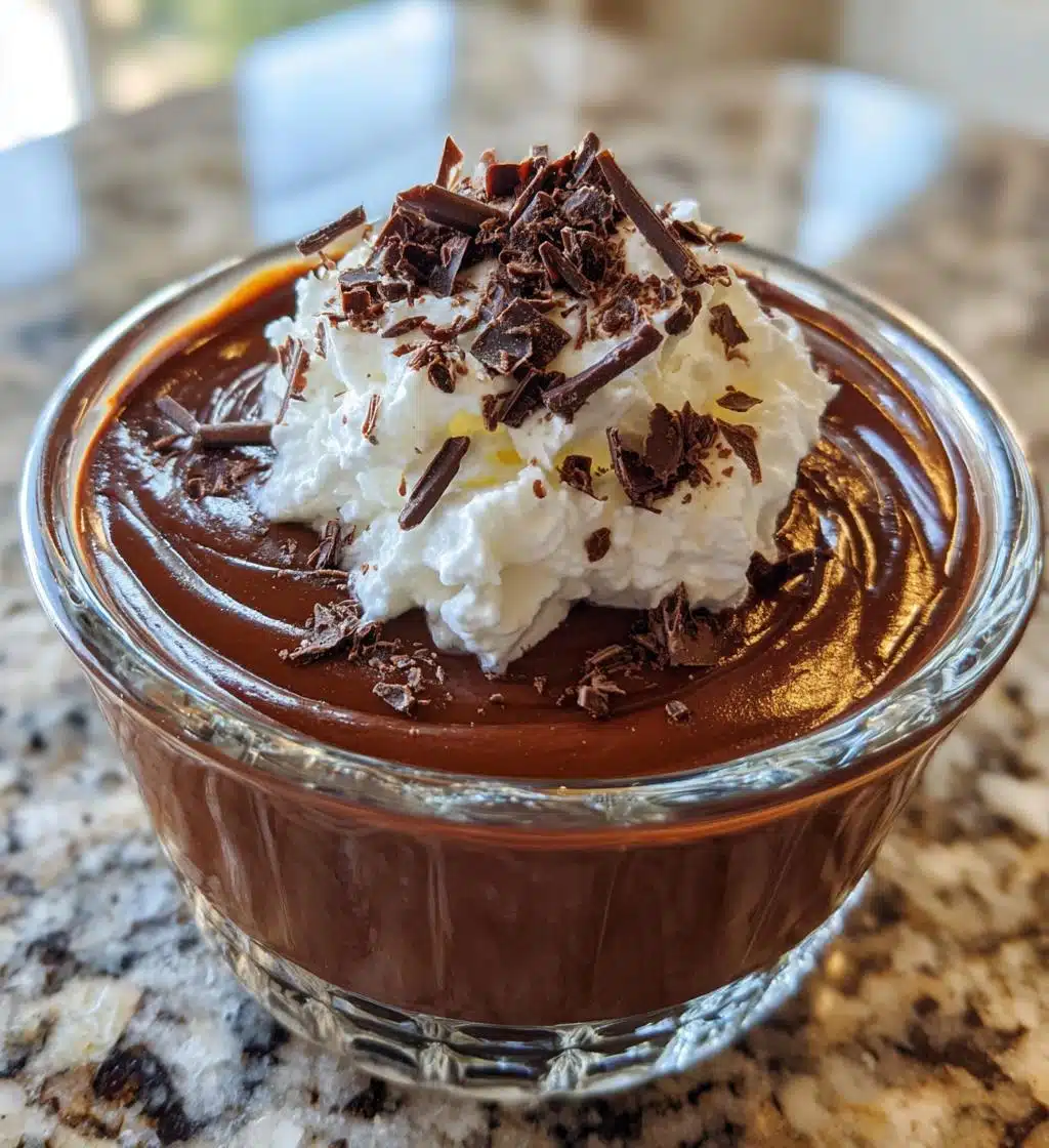 classic chocolate mousse - detail 1