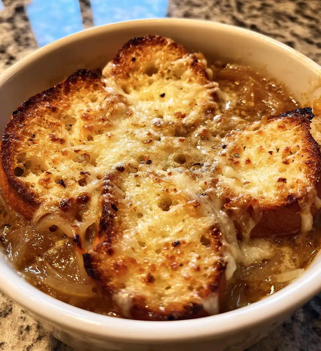 classic french onion soup - detail 1