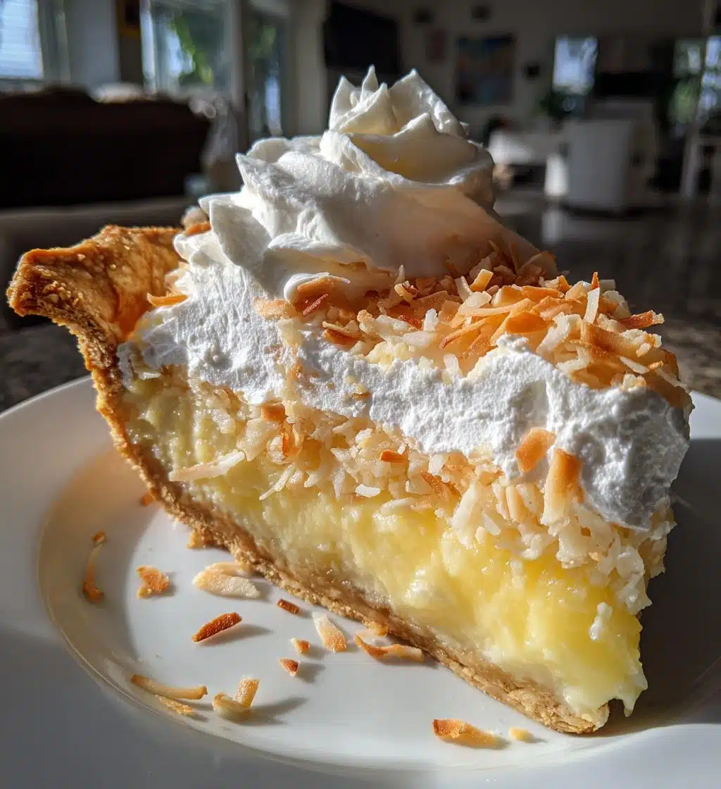 coconut cream pie - detail 1