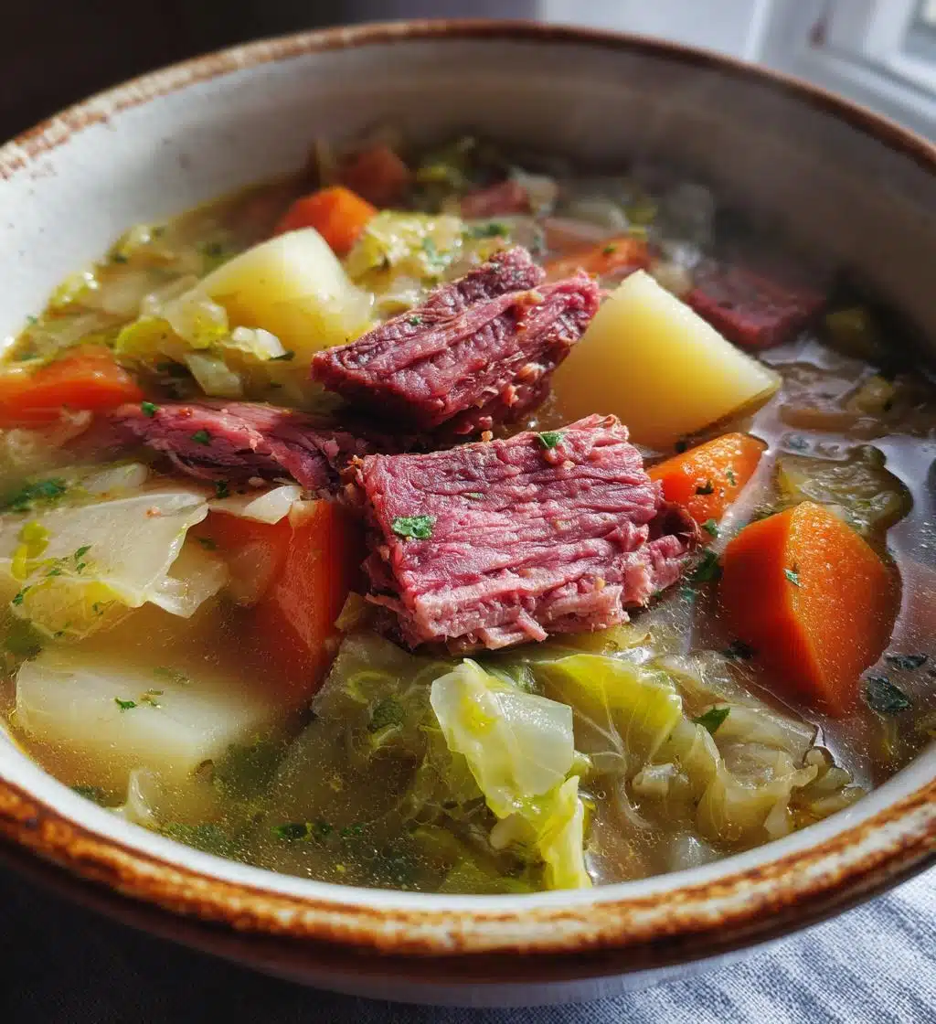 corned beef and cabbage soup