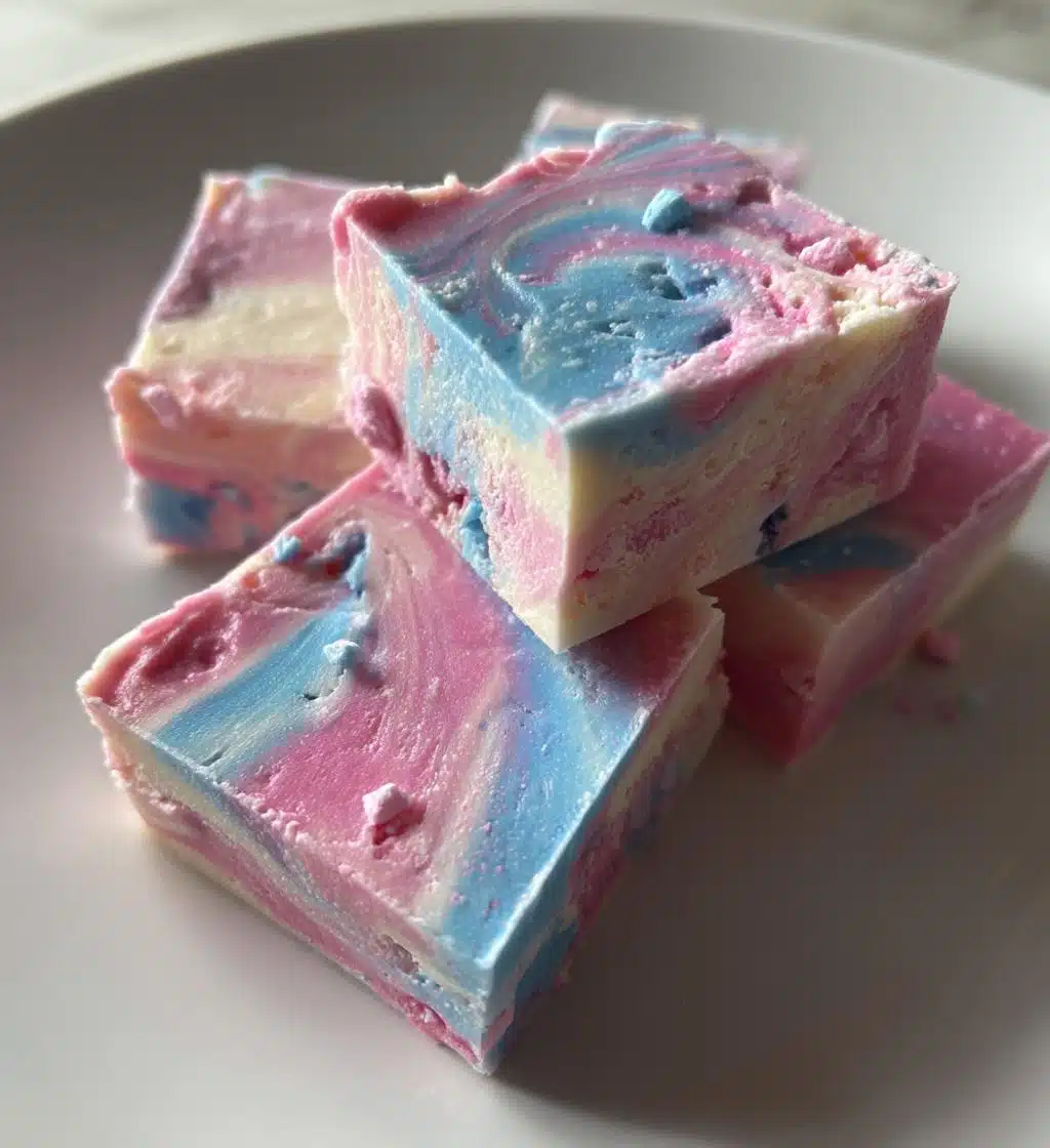 cotton candy fudge - detail 1