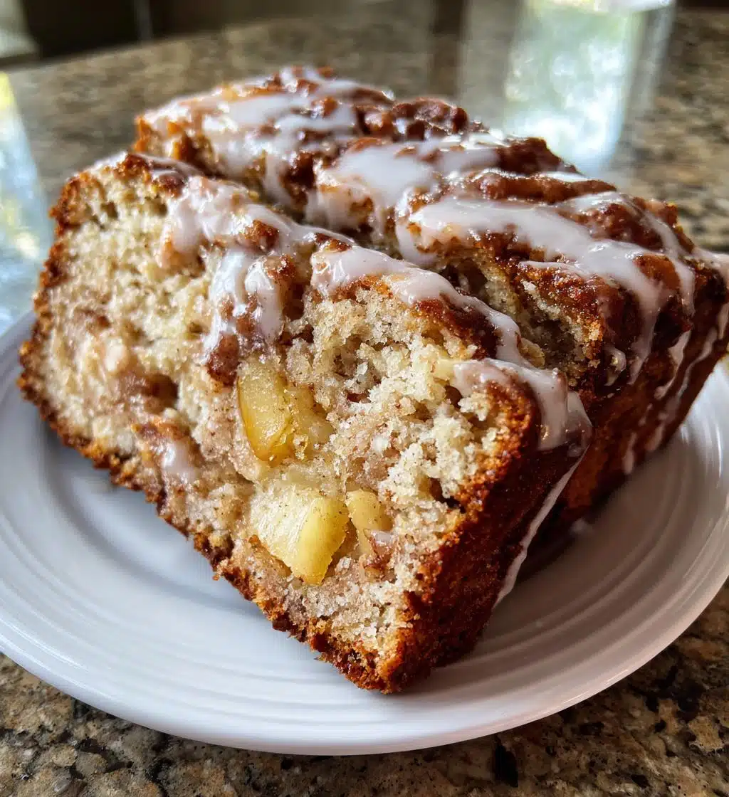 country apple fritter bread - detail 1