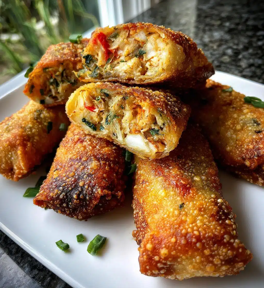 crab cake egg rolls - detail 1
