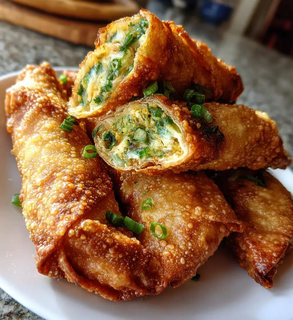 crab rangoon egg rolls - detail 1