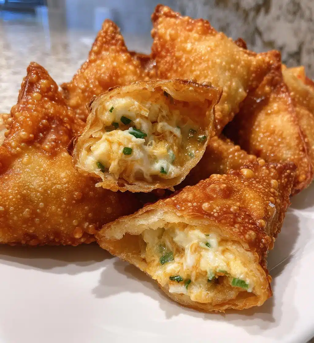 crab rangoon egg rolls - detail 1