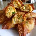crab rangoon egg rolls