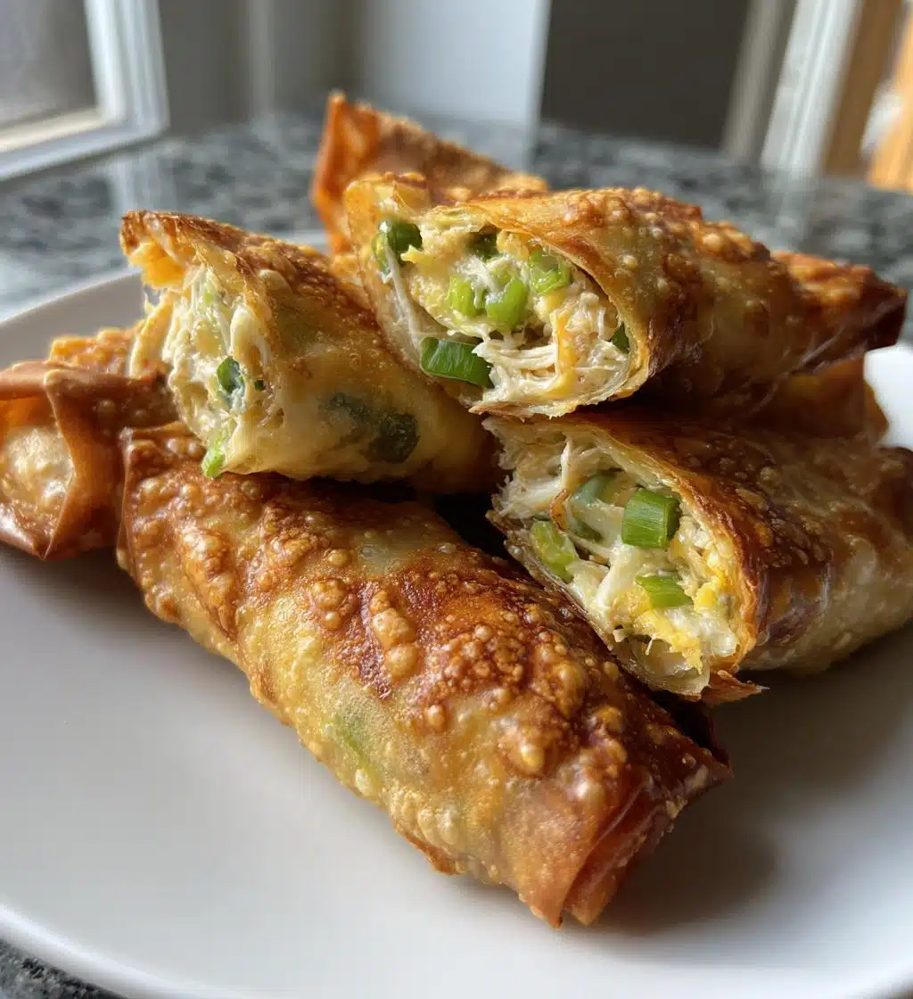 crab rangoon egg rolls