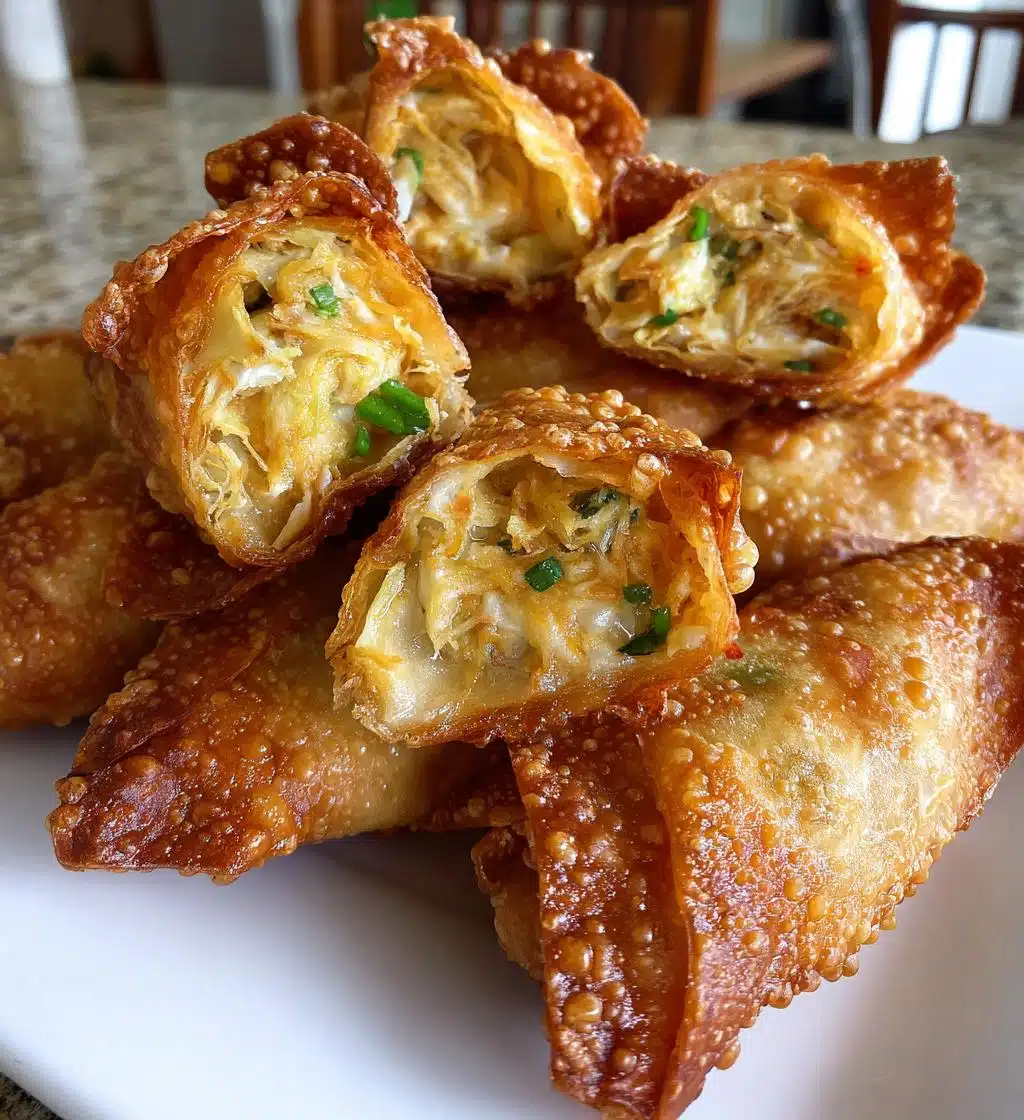 crab rangoon egg rolls