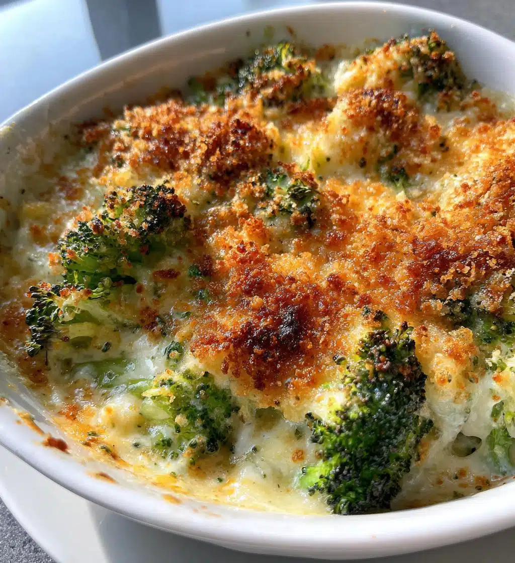 creamy broccoli casserole - detail 1