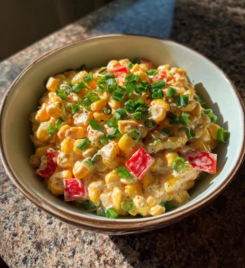 creamy corn salad recipe - detail 1