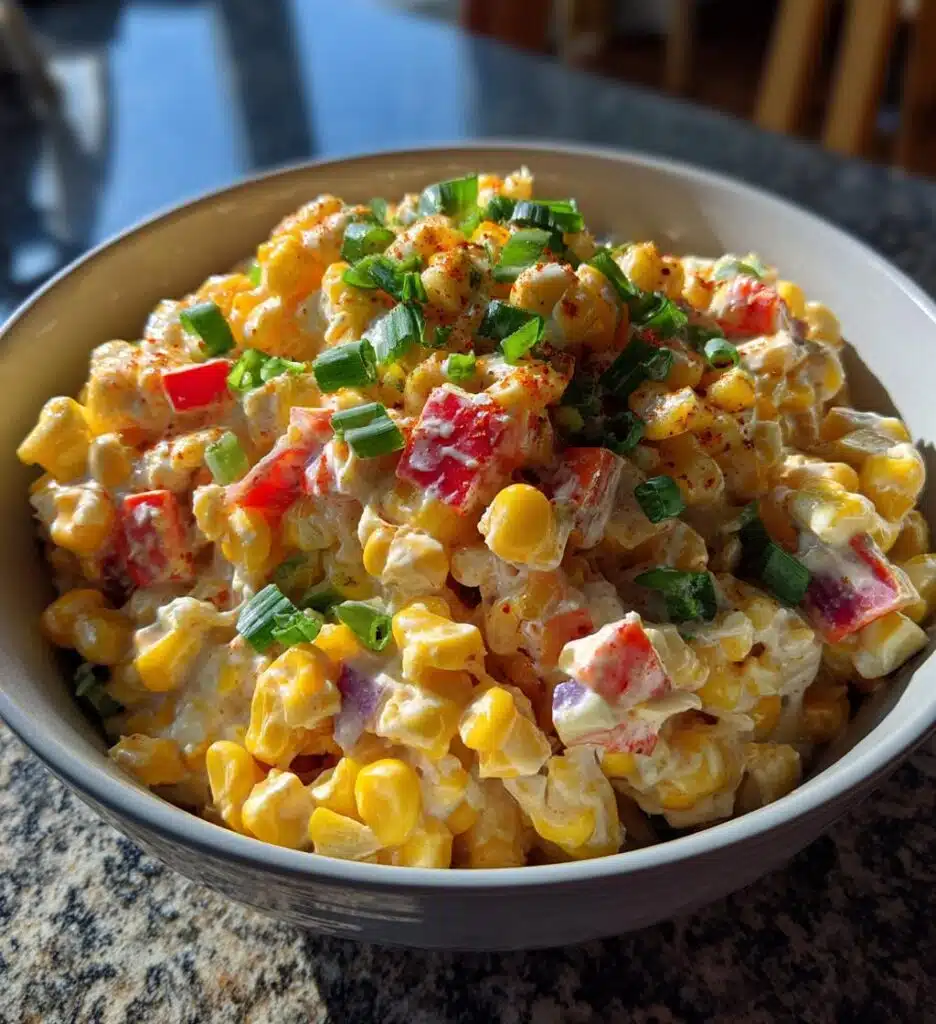 creamy corn salad recipe