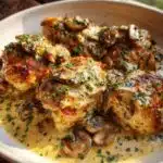 creamy herb mushroom chicken