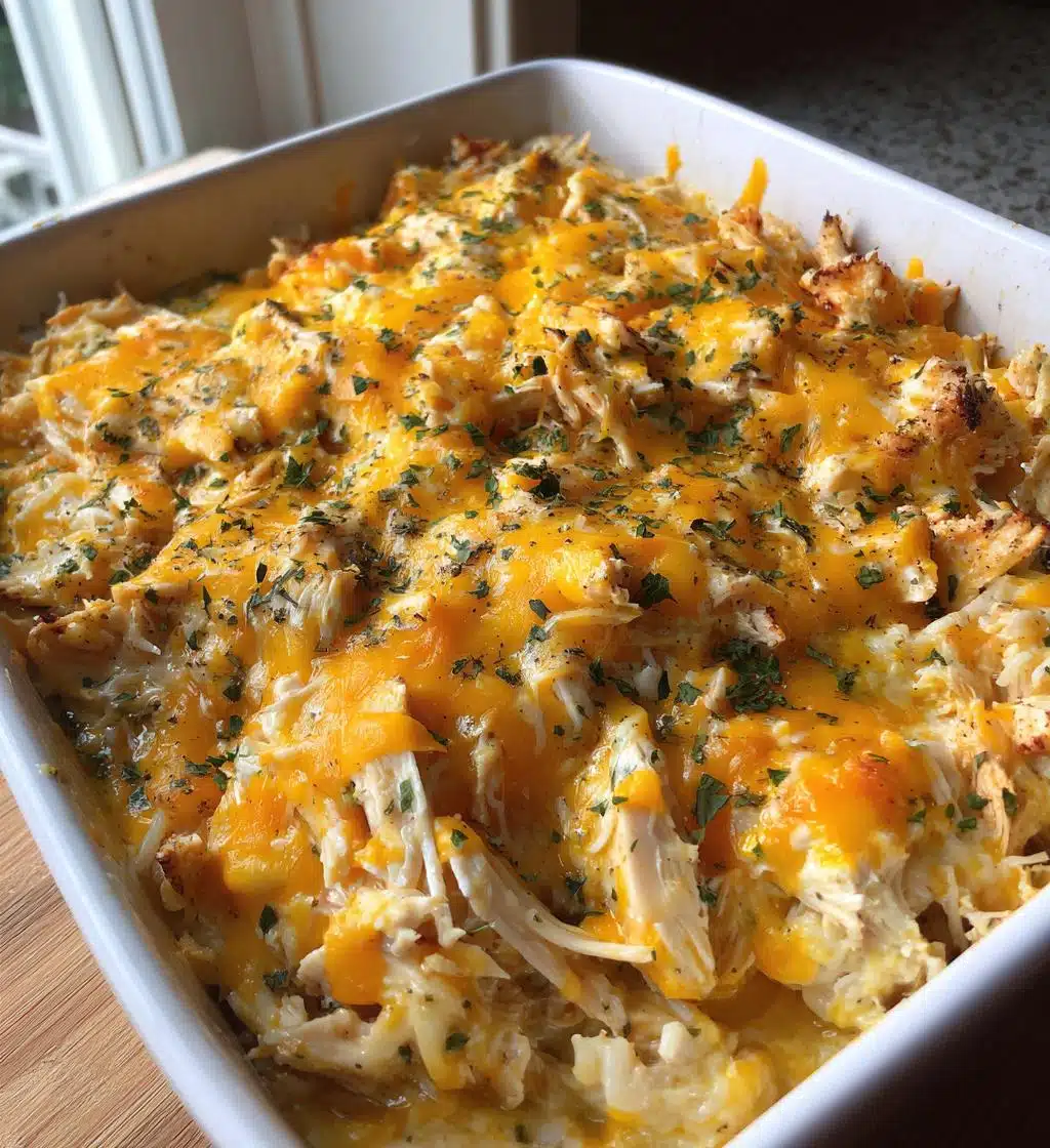 creamy lemon herb chicken casserole - detail 1